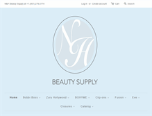 Tablet Screenshot of nhbeautysupply.com